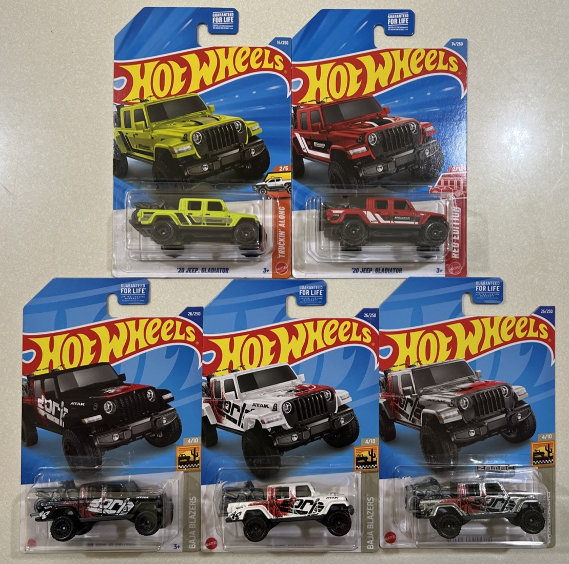 NEW 2026 Hot Wheels C CASE '20 Jeep Gladiator ZAMAC, RED EDITION