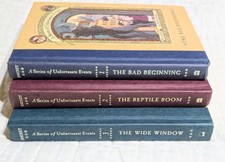 A Series of Unfortunate Events Set Volume  1-3 Complete NO BOX Lemony Snicket