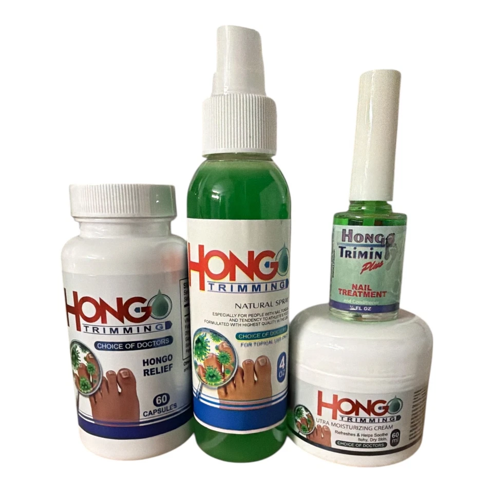 Kit de recorte Hongo 4 piezas sistema de cuidado de uñas y pies tapas spray, crema, tratamiento de uñas Foto 2 de 4