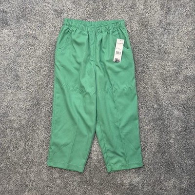 Rebecca Malone Capri Pants Small Sea Green Pockets Comfy Classic Grandmacore New