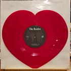 The Beatles Love Me Do Heart Shaped Red Vinyl 45 BEAT1 2013 Matrix 109770M1/2A