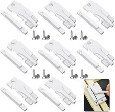 Sliding Window Locks 8Pk White Cam Sash