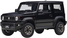 AUTOart 1/18 Suzuki Jimny Sierra JB74 Black Pearl Die-cast Model Car 78508