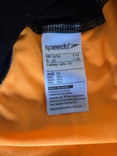 Speedo Endurance Womens Swimsuit Size 12 - Picture 5 of 6