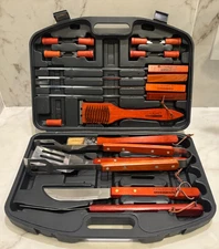 Gourmet Traditions 19 PC KITCHEN TOOL SET W HEAVY DUTY TRAVEL CASE AND FREE SHIP