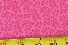 By 1/2 Yd, Vintage, Pink Vines on Pink Quilt Cotton, P7764