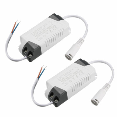 2pcs LED Driver Power Supply Transformer AC85-265V Current 300mA 12W - 18W