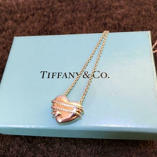 Auth Tiffany \u0026 Co. Heart Arrow Necklace 