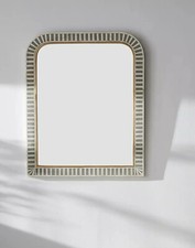 Bone Inlay Waterfall MIrror Frame Handmade De...