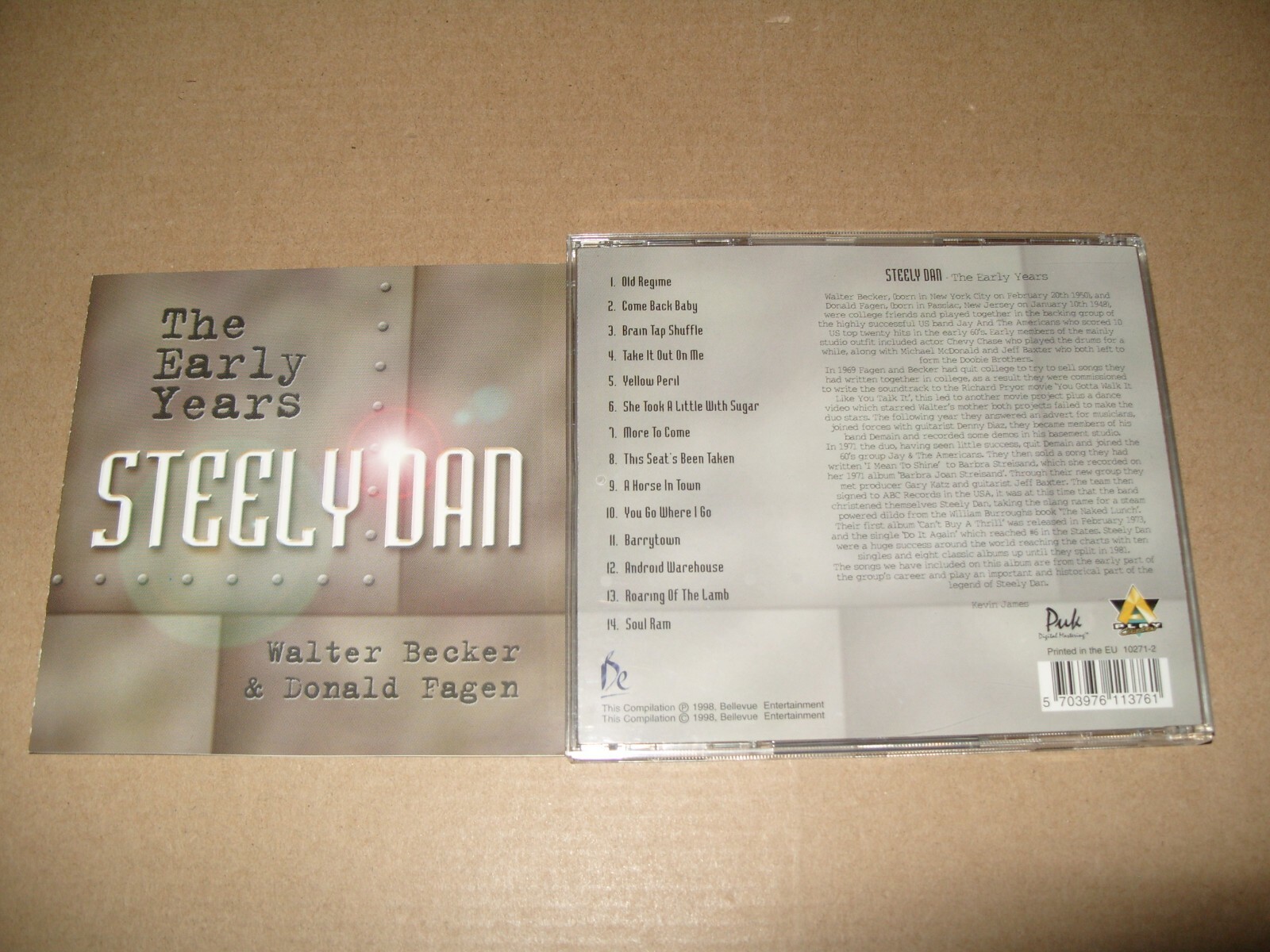 Steely Dan - Early Years 1998 -cd + Inlays Near Mint condition. (R4)