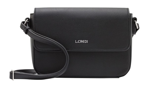 L.Credi Olga Flapbag UmhäNgetasche Tasche Black Schwarz-image