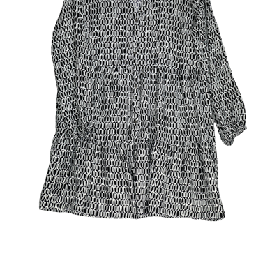 Manteau Court Baby Doll Nine West – Noir, Taille S, Presque Neuf, 80% Coton 20% Laine