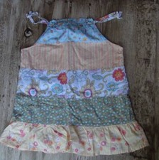 Gymboree Size 12 Summer Safari tiered halter tank top with tie straps GB16