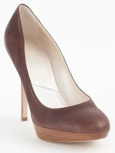 Escarpins en cuir marron Dior neufs au détail 39,5 US 9,5