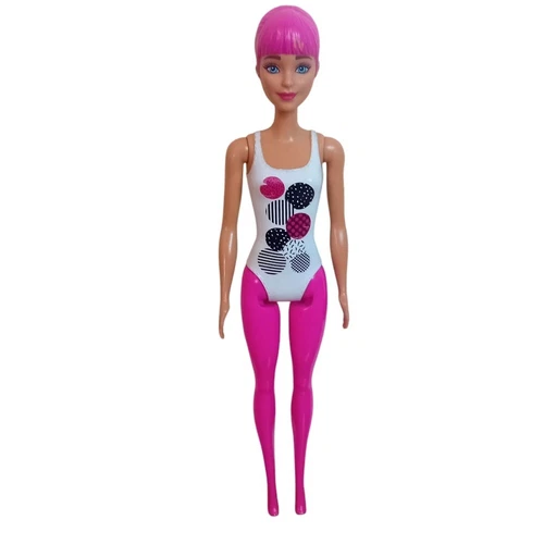 2019 Mattel Barbie Color Reveal Fashion Doll Molded Pink Hair Girls Toys READ