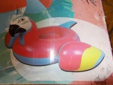 INFLATABLE GIANT PARROT LOUNGER  MARGARITAVILLE POOL FLOAT 86" X 82" X  36" NEW