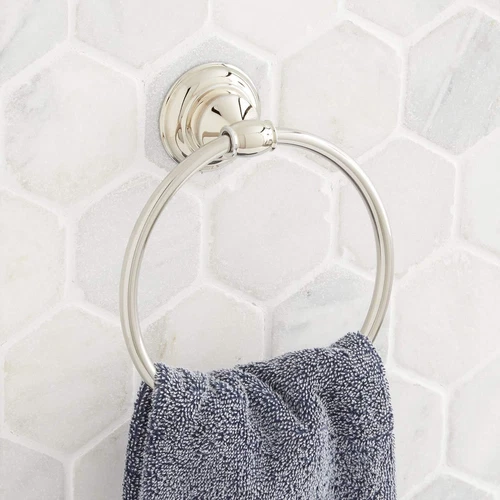 Beasley Towel Ring - Elegant Bathroom Accessory for Stylish Spaces - Picture 1 of 8