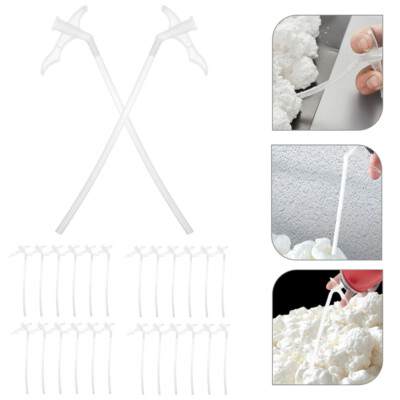  30 Pcs Rodent Spray Foam Foaming Agent Replacement Tube Insulation Nozzle