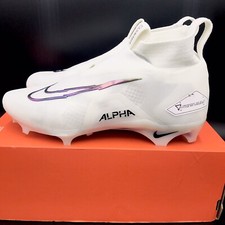 Size 11.5 - Nike Alpha Menace Elite 3 White Grey CT6648-106 Men No Box Top