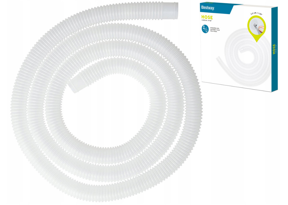 BESTWAY 58369 Manguera de piscina Manguera Ø 32 mm 3 m Manguera de piscina Ma...