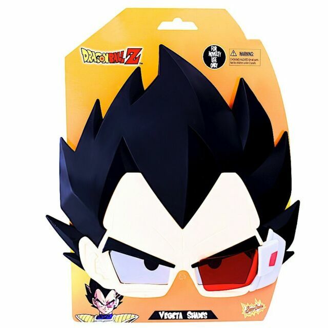 Costume Sunglasses Dragon Ball Z Vegeta SunStaches Party Favors Uv400