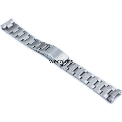 Kurven Edelstahl Solid Link Armband Uhrenarmband Strap fur Submariner 20mm