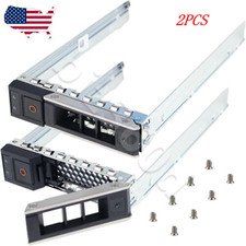 2PCS For Dell X7K8W 3.5" Gen14 SAS SATA HDD Tray Caddy R640 R740 R740xd C6420 US