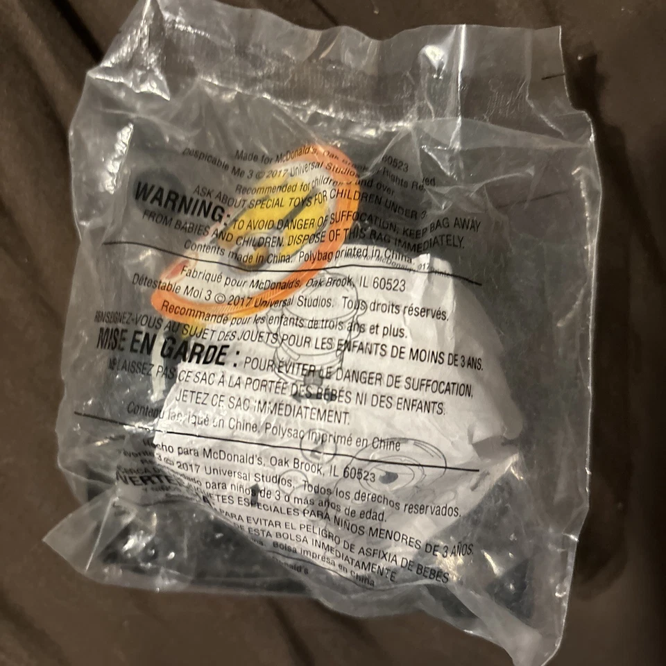 McDonalds Despicable Me 3 Pumping Iron Minion 2017 Happy Meal Toy #8 Nuevo Sellado Foto 4 de 4