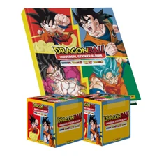 Panini Dragon ball Universal Sticker Album Hardcover + 2 Sealed Box