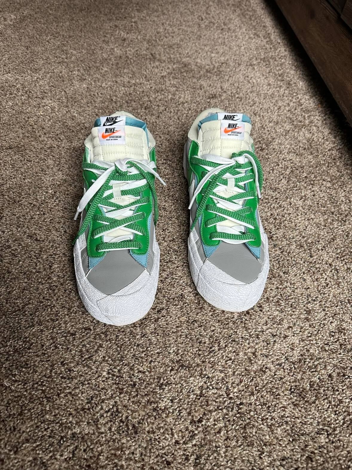 SACAI X NIKE Taglia 11 Nike Blazer Low x Sacai verde classico