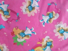 smurfette smurfs fun fabric piece 10 inch by 8 inch new