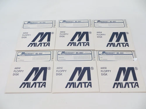 5.25" Floppy Disk MICROSOFT MS-DOS Version 4.01 Mintek Computer International #2