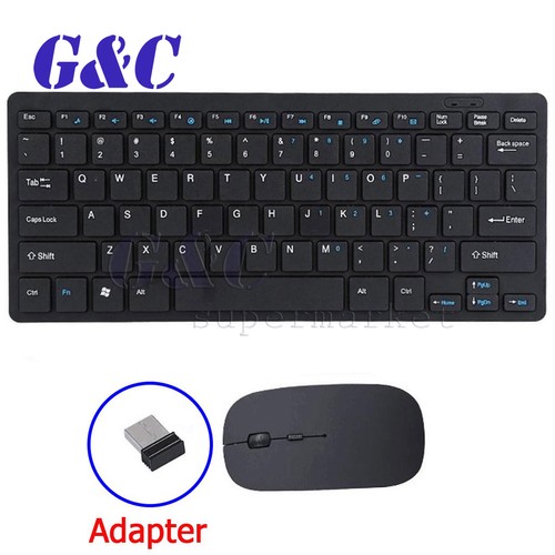 Slim 2.4GHz Cordless Wireless Keyboard and Mouse Set For PC MAC Laptop Tablet - Picture 12 of 20
