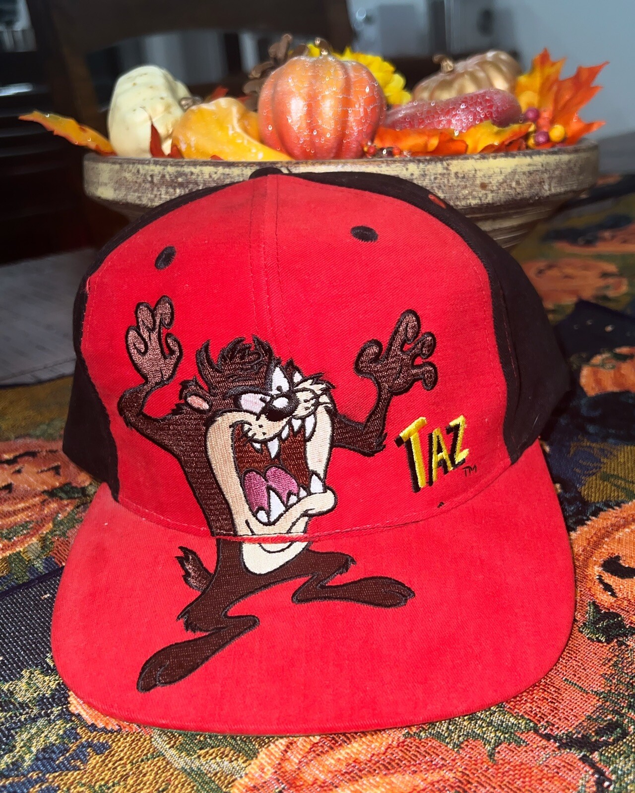 1994 Loony Toons Taz Tasmanian Devil Six Flags Red Ad… - Gem