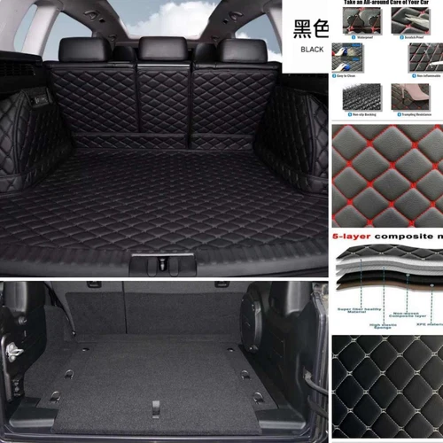 For Fit Jeep Car Trunk Mat Full Surround Rear Carpets Custom Waterproof Auto - Foto 14 di 30