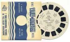 ATLANTIC CITY New Jersey 1949 View-Master Single Reel 154