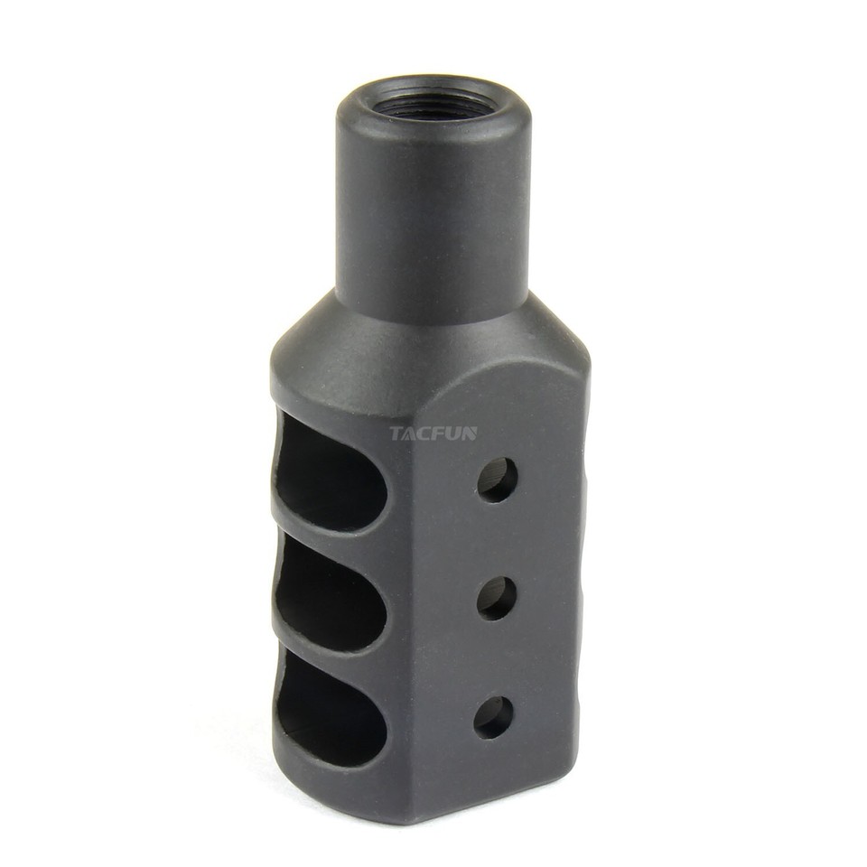 Aluminum Muzzle Brake Compensator 1/2x28 TPI for .223/.22LR | eBay