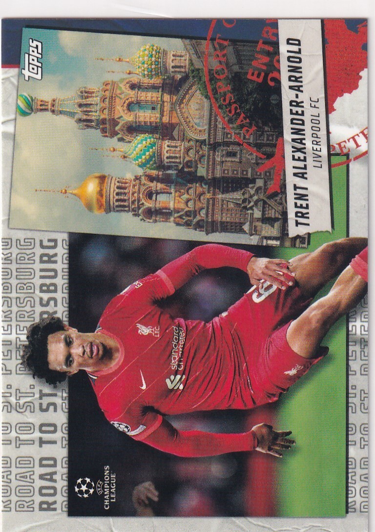 2021-22 TOPPS TRENT ALEXANDER ARNOLD LIVERPOOL FC NK2033