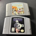 Star Wars Shadows Of The Empire & Pod Racer Nintendo 64 N64 Cart Lot Of 2