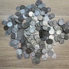 Mixed 1946 - 1964 Threepence Silver Coins - 500g Bag - 50% Post Australian Scrap