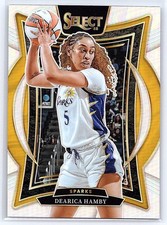 2025 Panini Select WNBA #10 Dearica Hamby Silver Prizms