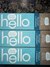 Lot Of 3: Hello Antiplaque Whitening Fluoride Free Toothpaste 4.7 oz 1.20 per gallon