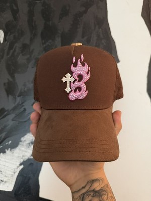 BARBAS HATS | B-CROSS PNK HAT ONLY WITH BARBAS AUTHENTICITY TAG