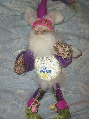 Easter Egg Fairy figurine Mark Roberts collection  Jelly Bean Candy 10'' VGC