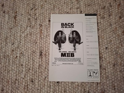 Werberatschlag      Back in Black    Tommy Lee Jones, Will Smith
