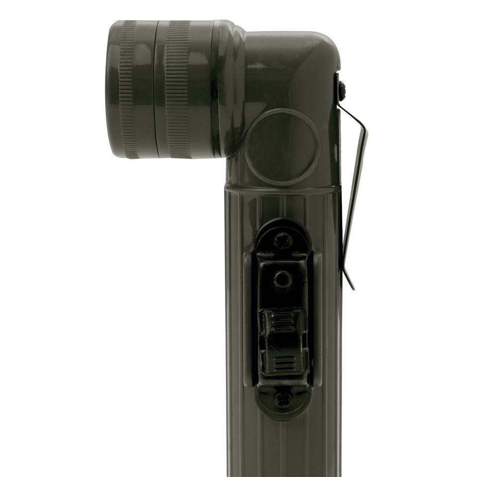 Mini Angle Head Tactical Flashlight AA Battery Army Military Campers ...
