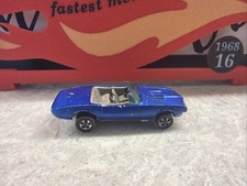 Vintage Hot Wheels redline custom Firebird blue HK Grey interior