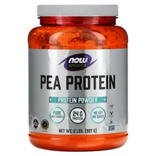 Now Foods Sports Pea Protein Natural Unflavored 2 lbs 907 g Dairy-Free, GMP