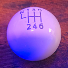 2015-2026 Mustang Oem Genuine Ford Bullitt White 6 Speed Shift Shifter Knob Ball 2015-2026 Mustang Oem Genuine Ford Bullitt White 6 Speed Shift Shifter Knob Ball