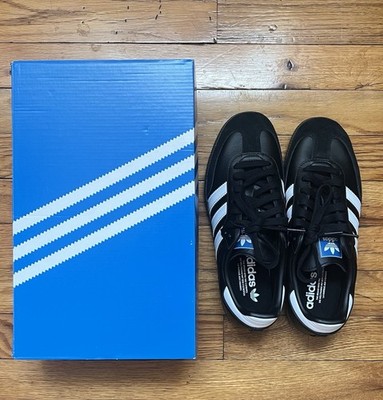 adidas Samba OG Men s Low Top Lace-Up Sneaker Black/White Gum Rubber B75807 2018